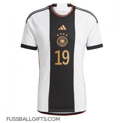 Deutschland Leroy Sane #19 Fußballbekleidung Heimtrikot WM 2022 Kurzarm